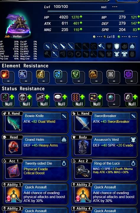 veritas of dark best jn slot|Carry of Dark Espers with Veritas of the Dark. : r/FFBraveExvius.
